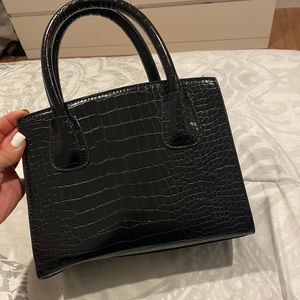 Small black shoulder bag